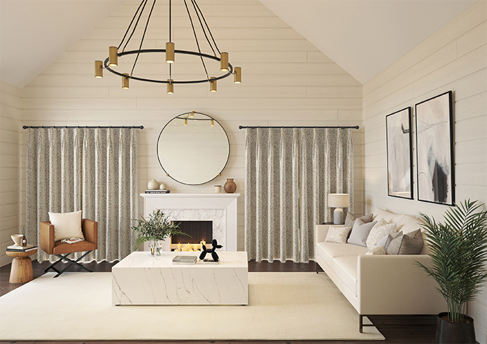 Trailing Vines, Vintage Brown - Made to Measure Curtains - Image 15